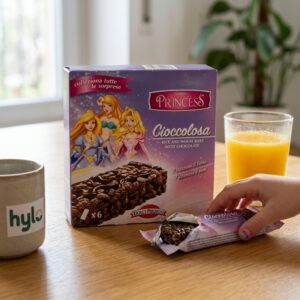 Junior Elf Fairytale Princess Cioccolosa Rice & Wheat Bars with Chocolate, 6x20g (120g)