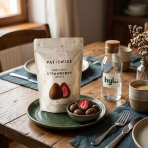 Patiswiss Freeze-Dried Strawberry Dragee Milk Chocolate, 80g
