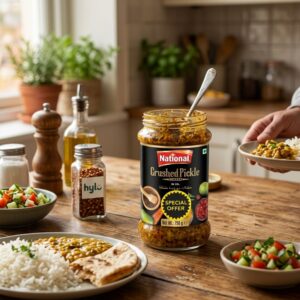 National Crushed Mixed Pickle in Oil, 750g