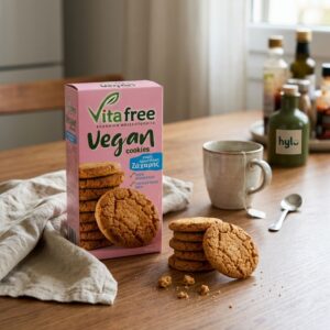 Vitafree Vegan Cookies, Sugar-Free, 180g