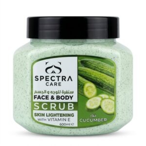 Spectra Care Face & Body Scrub Cucumber with Vitamin E, 600mL Spectra Care Face & Body Scrub Cucumber with Vitamin E, 600mL