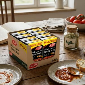 KDD Tomato Paste, 8x135g, No Salt