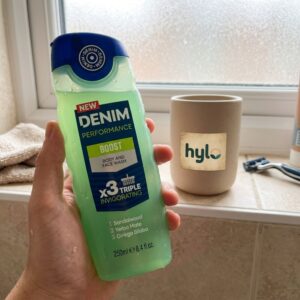 Denim Performance Boost Body & Face Wash, 250ml