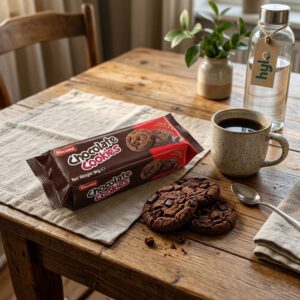 Bisconni Double Chocolate Cookies, 96g