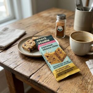 Snack Studio Cookie Squares Coconut Choco-Chip, 40g
