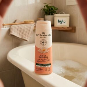 OC Naturals Silky Smooth Shampoo with Lotus Extract + Organic Moringa Oil, 400mL