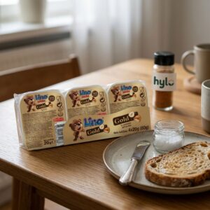 Lino Lada Gold Hazelnut Cream Spread, 4x20g (80g)