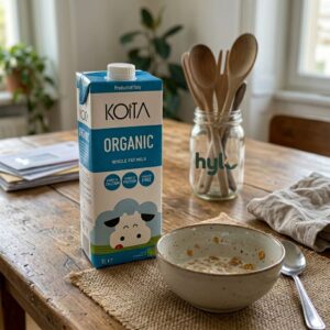 Koita Organic Whole Fat Milk, 1L