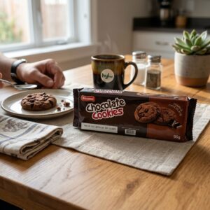 Bisconni Double Chocolate Cookies, 96g