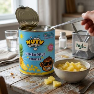 Nuty Nuty Pineapple Tidbits in Light Syrup, 3.1kg