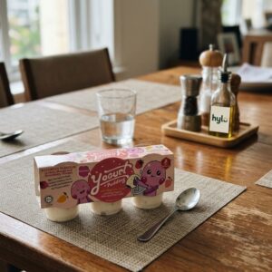 Swecco Yogurt Pudding Assorted Flavour with Nata De Coco, 3x80g