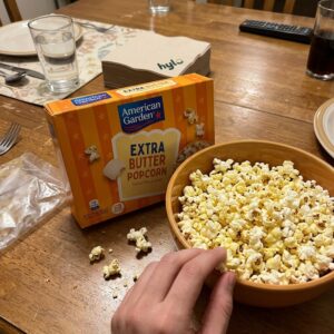 American Garden Extra Butter Microwave Popcorn, 273g