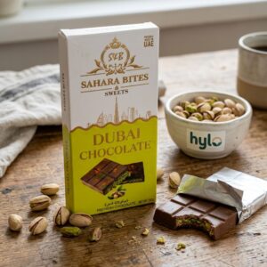 Sahara Bites Dubai Chocolate, Pistachio, 185g
