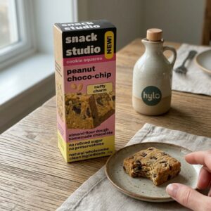 Snack Studio Cookie Squares Peanut Choco-Chip, 40g
