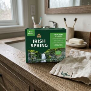 Irish Spring Original Clean Deodorant Soap Bars, 3x104.8g