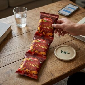 Sowshi Gourmet Potato Chips Tangy Tomato, 3x25g (75g)