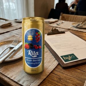 Rita Musk Berries Sparkling Drink, 240mL