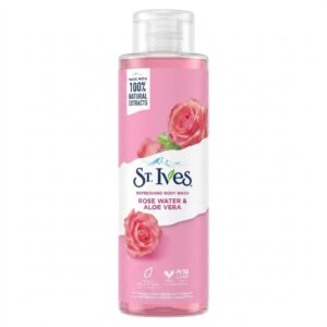 St. Ives Refreshing Body Wash Rose Water & Aloe Vera, 450mL St. Ives Refreshing Body Wash Rose Water & Aloe Vera, 450mL