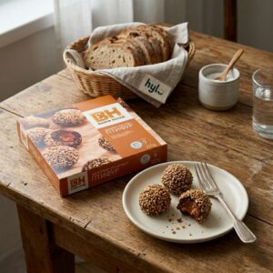 Baker House Caramel & Peanut Petits Fours, 9 Treats, 225g