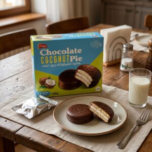 Delita Chocolate Coconut Pie, 12 Pack, 300g