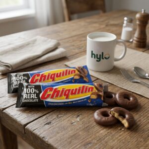 Chiquilin Chocorounds with Real Milk Chocolate, 118g