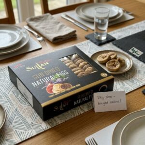Sultan Delights Sun Dried Natural Figs, 1Kg