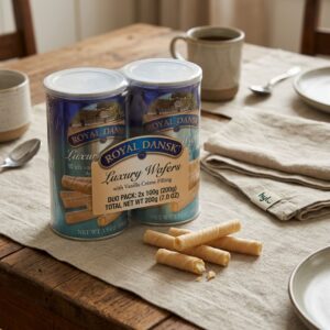 Royal Dansk Luxury Wafers with Vanilla Creme, 2x100g (200g)