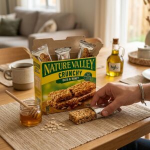 Nature Valley Crunchy Oats & Honey Granola Bars, 210g (10 Bars)