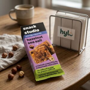 Snack Studio Energy Squares Hazelnut Sea Salt, 40g