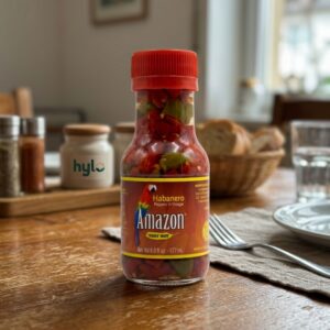 Amazon Habanero Peppers in Vinegar, 177mL