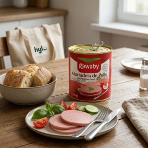 Rawaby Mortadela de Pollo, Chicken Luncheon Meat, 340g