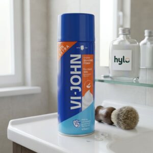 VI-JOHN Original Shaving Foam with Vitamin E & Tea Tree Oil, 400g