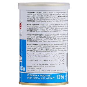 Saf-Levure Active Dry Yeast, 125g