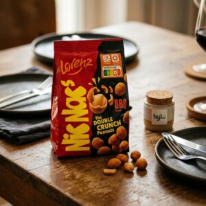 Lorenz Nic Nac's The Double Crunch Peanuts BBQ Flavour, 110g