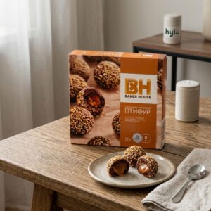 Baker House Caramel & Peanut Petits Fours, 9 Treats, 225g