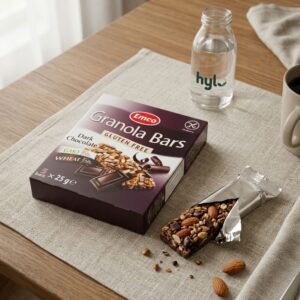 Emco Granola Bars Gluten Free Dark Chocolate, 5x25g