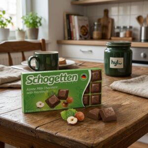 Schogetten Alpine Milk Chocolate with Hazelnuts, 100g