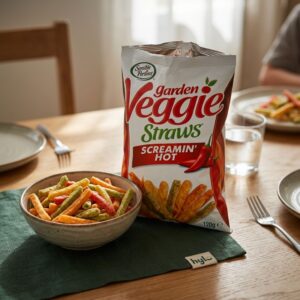 Sensible Portions Garden Veggie Straws Screamin Hot, 120g