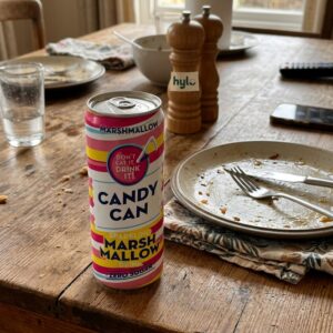 Candy Can Sparkling Marshmallow Drink, Zero Sugar, 330ml