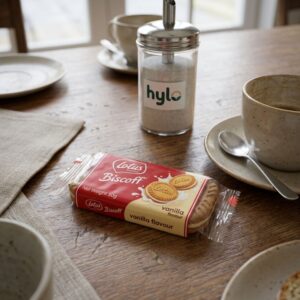 Lotus Biscoff Vanilla Sandwich Biscuits, 50g