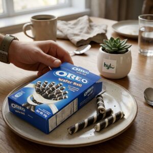 Oreo Wafer Roll with Vanilla Flavoured Filling, 54g
