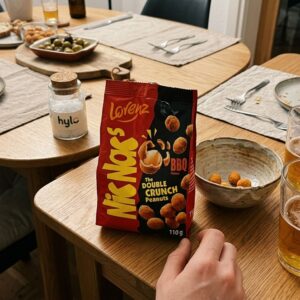 Lorenz Nic Nac's The Double Crunch Peanuts BBQ Flavour, 110g