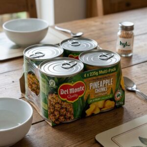Del Monte Premium Quality Pineapple Chunks in Syrup, 4x235g