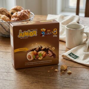 Junior Mini Croissant, Hazelnut Flavor, 8 Pack, 256g