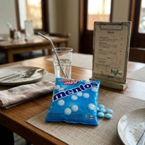Mentos Mint Chewy Dragees, 135g