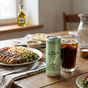 Milaf Cola Carbonated Drink with Dates Extract, 240ml