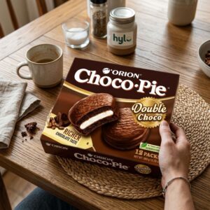 Orion Choco Pie Double Choco, 360g (12 Packs)