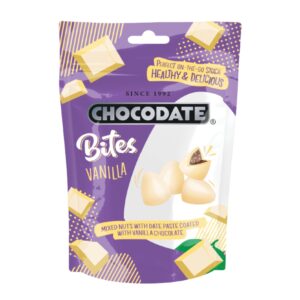 Chocodate Bites Vanilla, 33g Chocodate Bites Vanilla, 33g