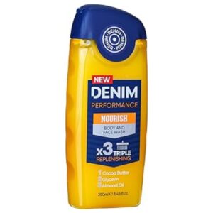 Denim Performance Nourish Body & Face Wash, 250ml Denim Performance Nourish Body & Face Wash, 250ml
