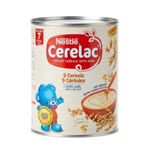 Nestle Cerelac Infant Cereal with Milk, 5 Cereals, 400g Nestle Cerelac Infant Cereal with Milk, 5 Cereals, 400g